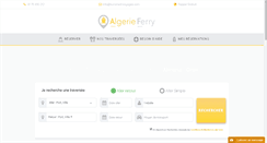 Desktop Screenshot of algerie-ferry.com